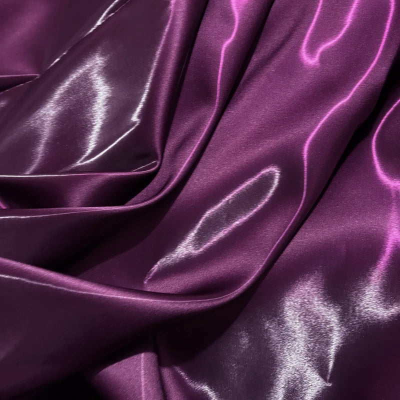 Luxury Glossy Liquid Satin Fabric Wide 1.5M Galaxy Water Gloss Satin Fabric for Dress Suit Clothing Fashion Designer Material