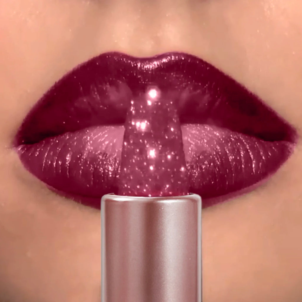 Polygon Metallic Lipstick Longlasting Glitter Orange Red Lip Glaze Waterproof Moisturize Luminous Shimmer Shiny Lipgloss Makeup