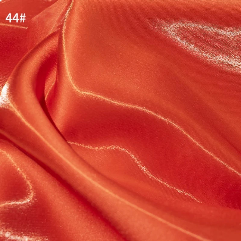 Luxury Glossy Liquid Satin Fabric Wide 1.5M Galaxy Water Gloss Satin Fabric for Dress Suit Clothing Fashion Designer Material