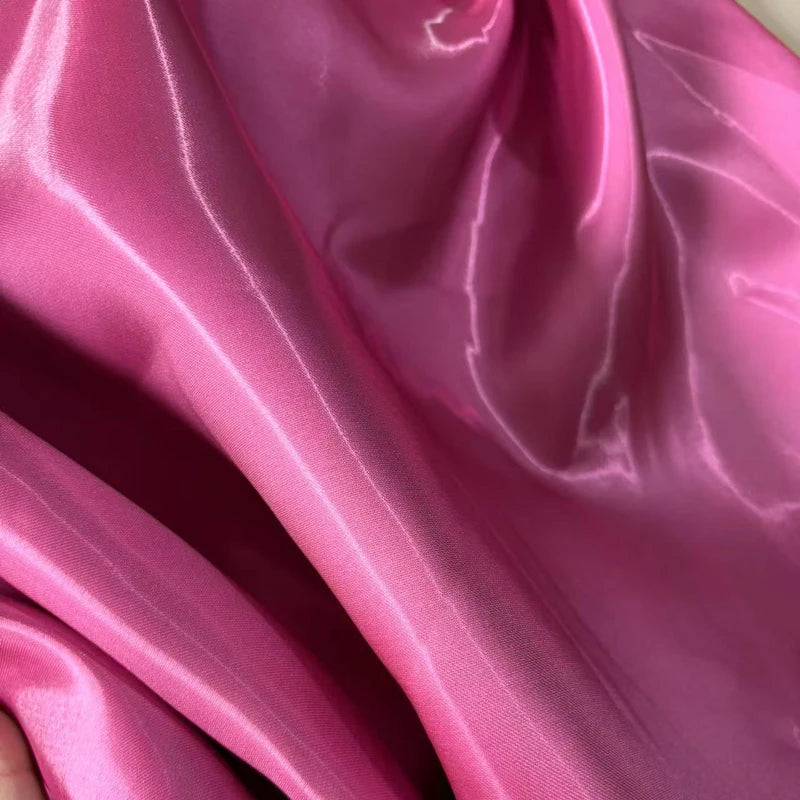 Luxury Glossy Liquid Satin Fabric Wide 1.5M Galaxy Water Gloss Satin Fabric for Dress Suit Clothing Fashion Designer Material