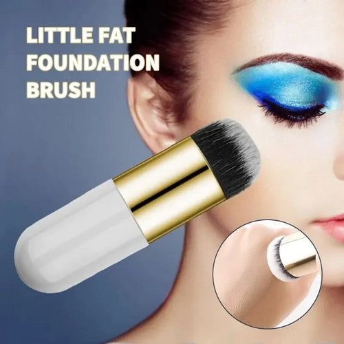 1Pc Large Brush With Small Fat Pier Foundation Head Make Up Brush BB Cream Mushroom Brush No Powder No Mark Foundation Makeup