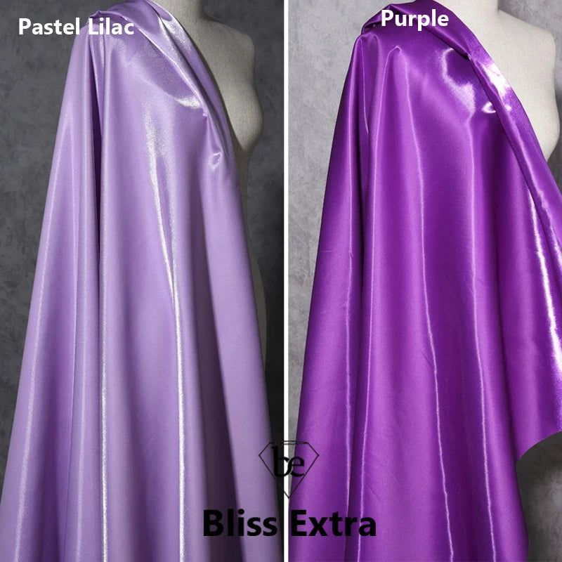 Luxury Glossy Liquid Satin Fabric Wide 1.5M Galaxy Water Gloss Satin Fabric for Dress Suit Clothing Fashion Designer Material