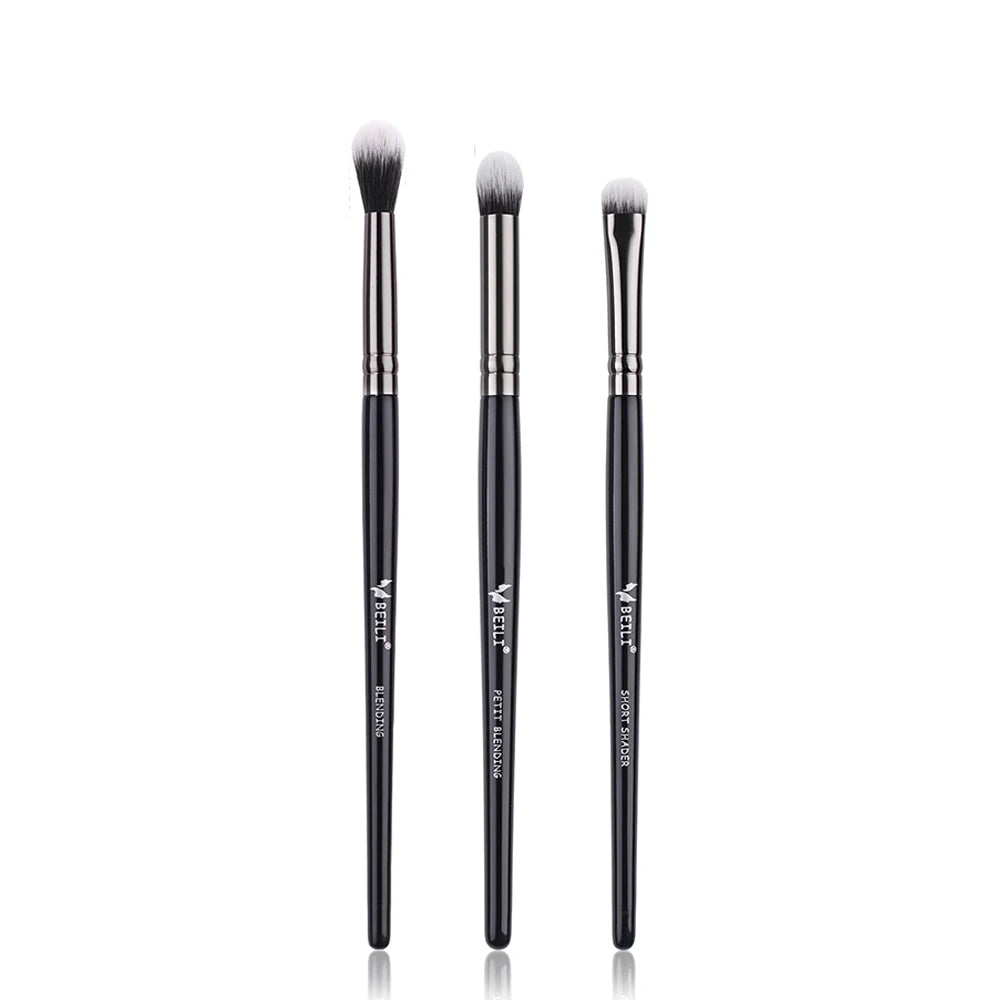 1/3pcs Professional Classic Natural Eye Makeup Brushes Set Eyeshadow Eyebrow Blending Smokey Black Beauty Make up Brushes