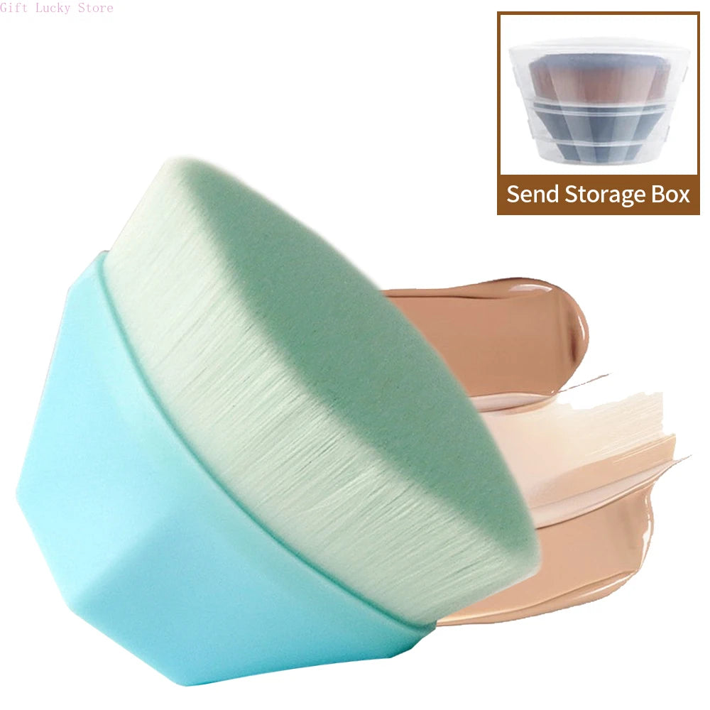 1PC Foundation Brushes Makeup Korean Professional Cosmetics BB Cream Powder Make Up Brush Short Handle Magic Foundation Brush