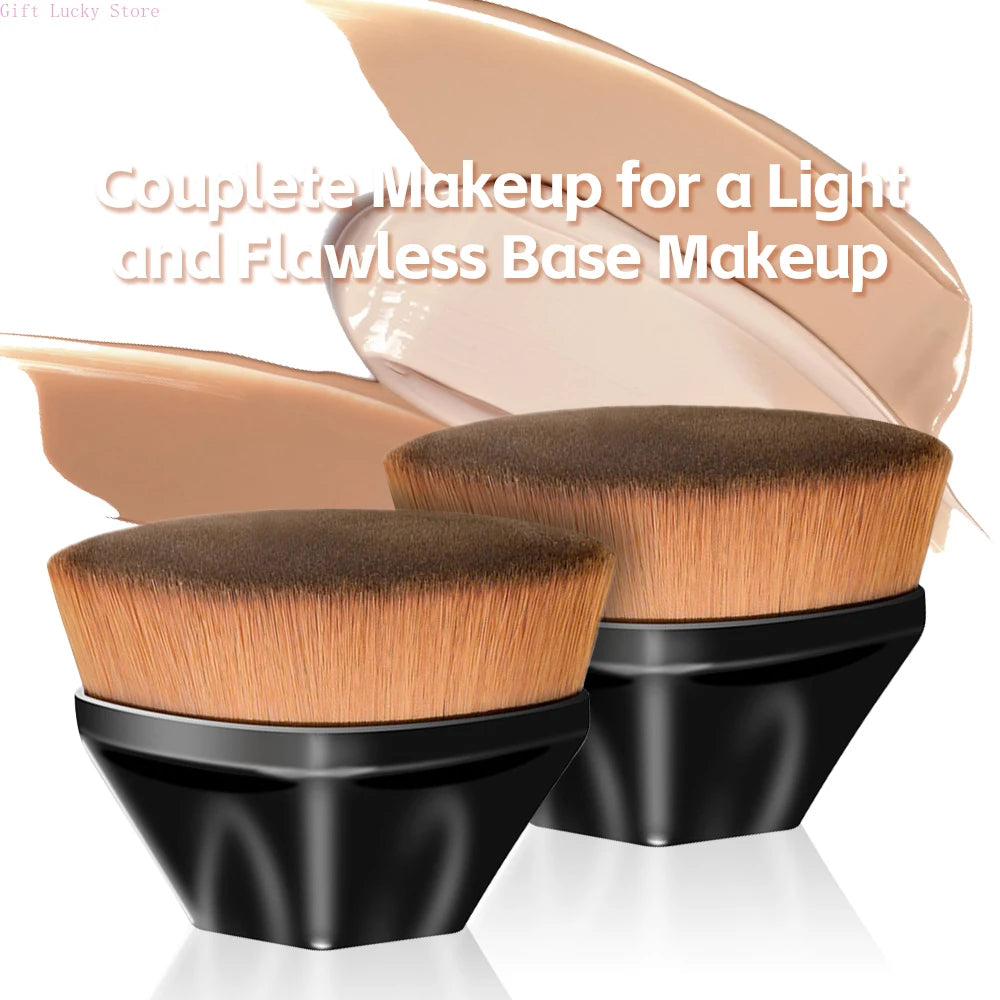 1PC Foundation Brushes Makeup Korean Professional Cosmetics BB Cream Powder Make Up Brush Short Handle Magic Foundation Brush